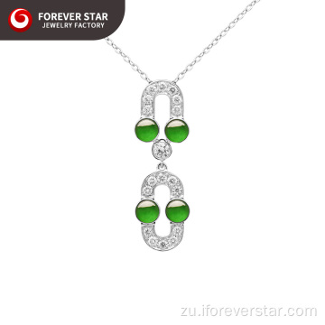 I-Icy Pure Green Jadeite Fashion Fashion Style Amasethi